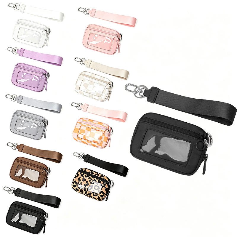 Wrist Strap Clear Zipper Pouch - Yorkn Inc✅