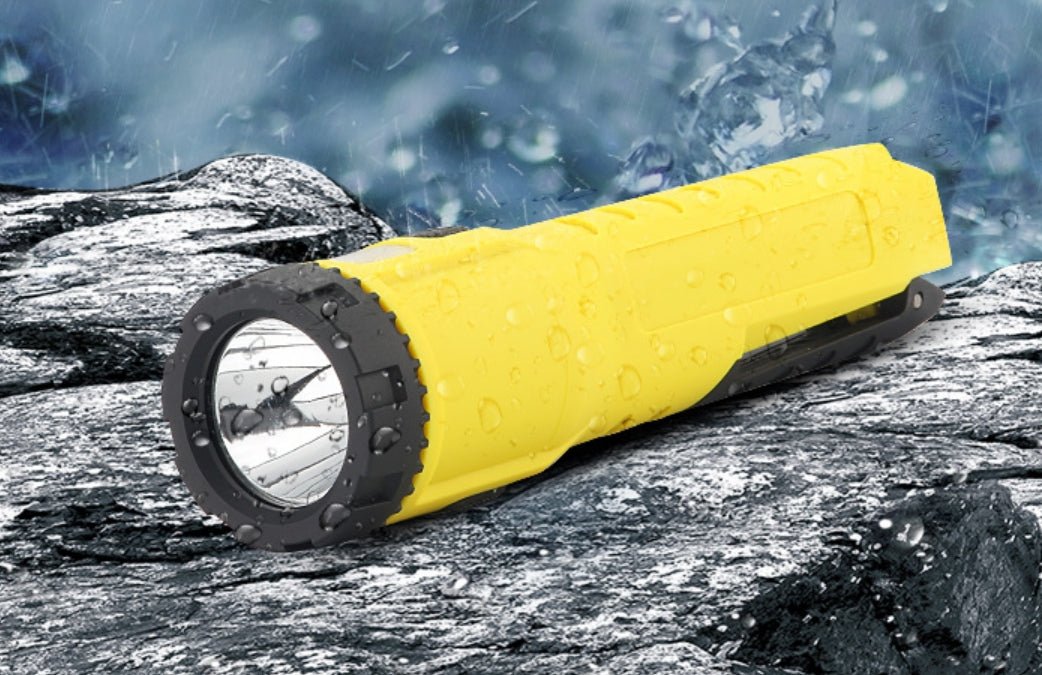 Yellow Intrinsically Safe Flashlight - Yorkn Inc✅