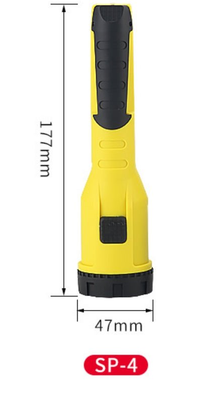 Yellow Intrinsically Safe Flashlight - Yorkn Inc✅