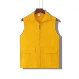 Zipper Cotton Vest - Yorkn Inc✅
